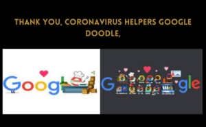 Thank you, coronavirus helpers google doodle