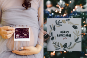 Announcing Your Pregnancy with a Christmas Card