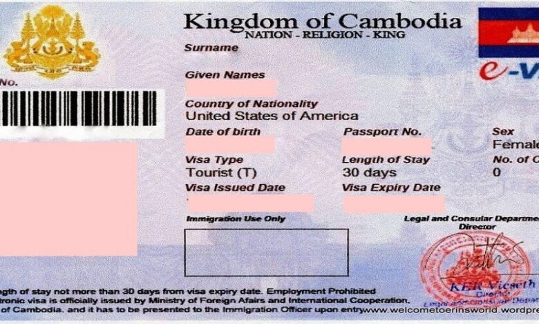 Cambodia Visa for Swiss and Tajikistani Citizens